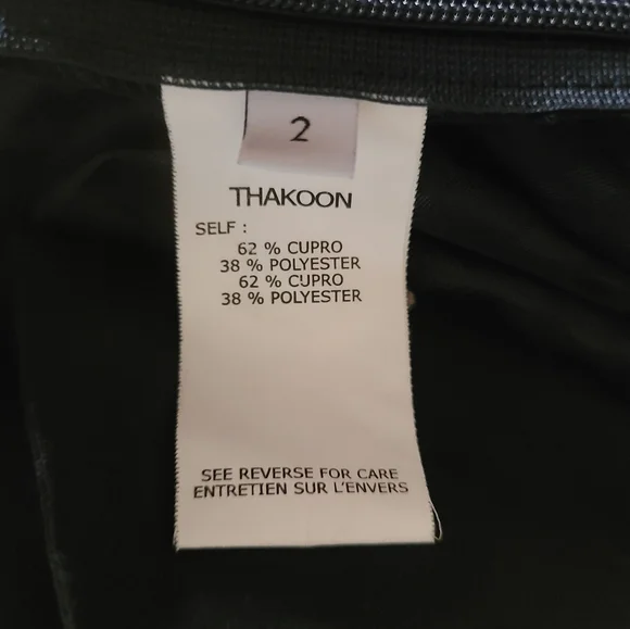 Thakoon Addition Black Leopard Print Slim Fit Tapered Trousers Sz 2 - Picture 10 of 14